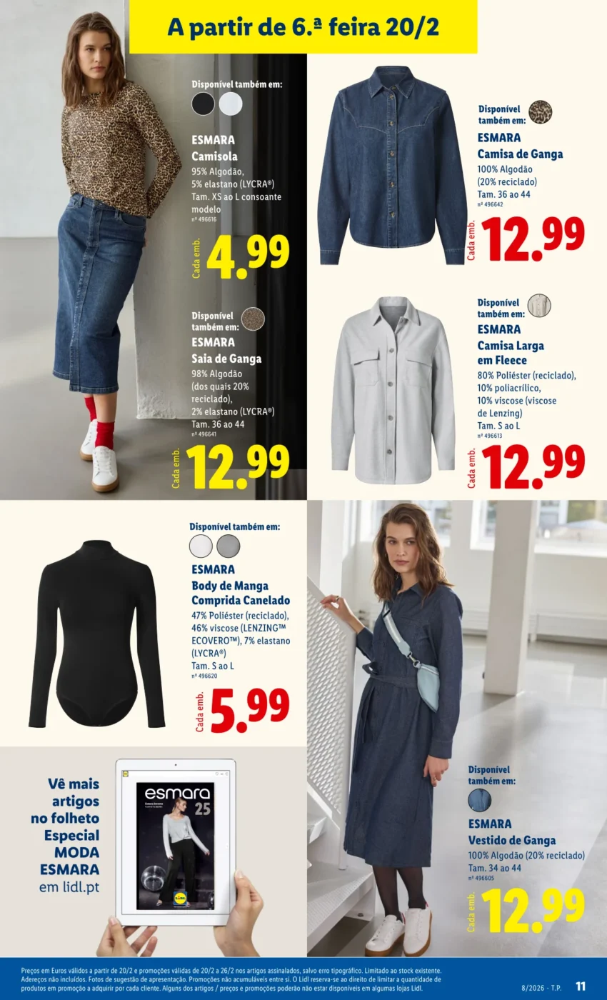 Página do Antevisão Folheto LiDL Novidades