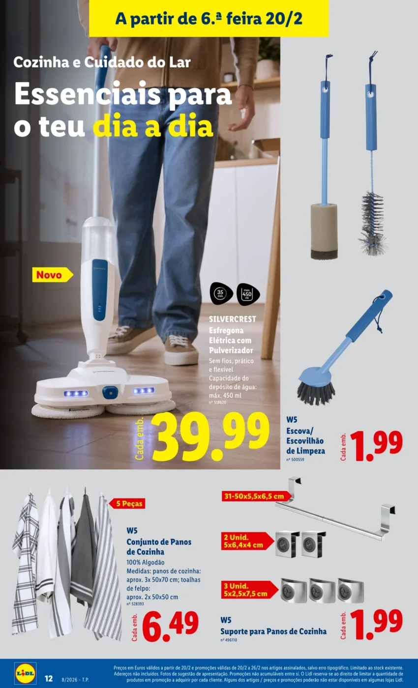 Página do Antevisão Folheto LiDL Novidades