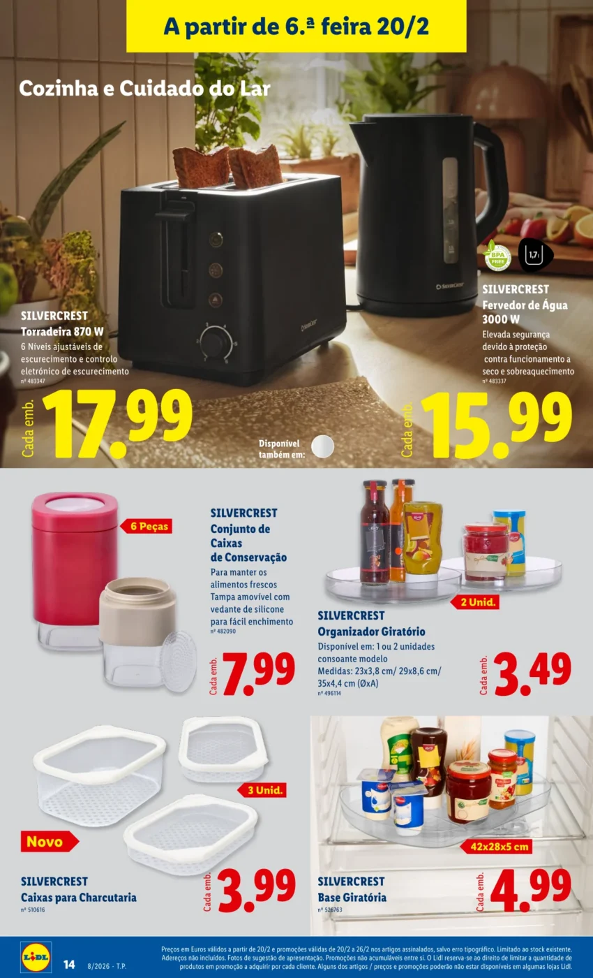 Página do Antevisão Folheto LiDL Novidades