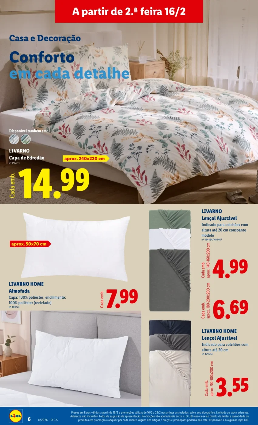 Página do Antevisão Folheto LiDL Novidades
