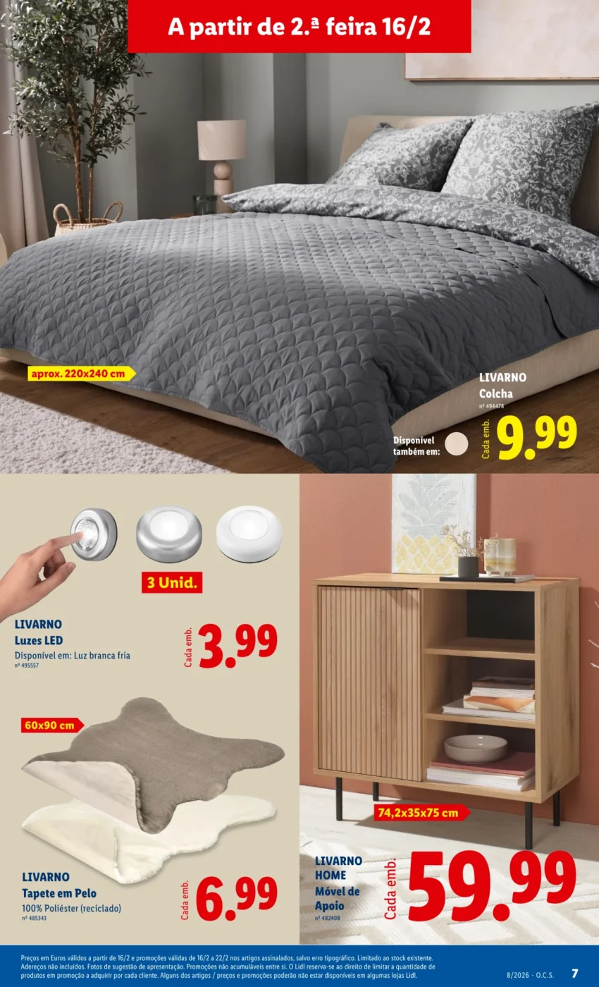 Página do Antevisão Folheto LiDL Novidades