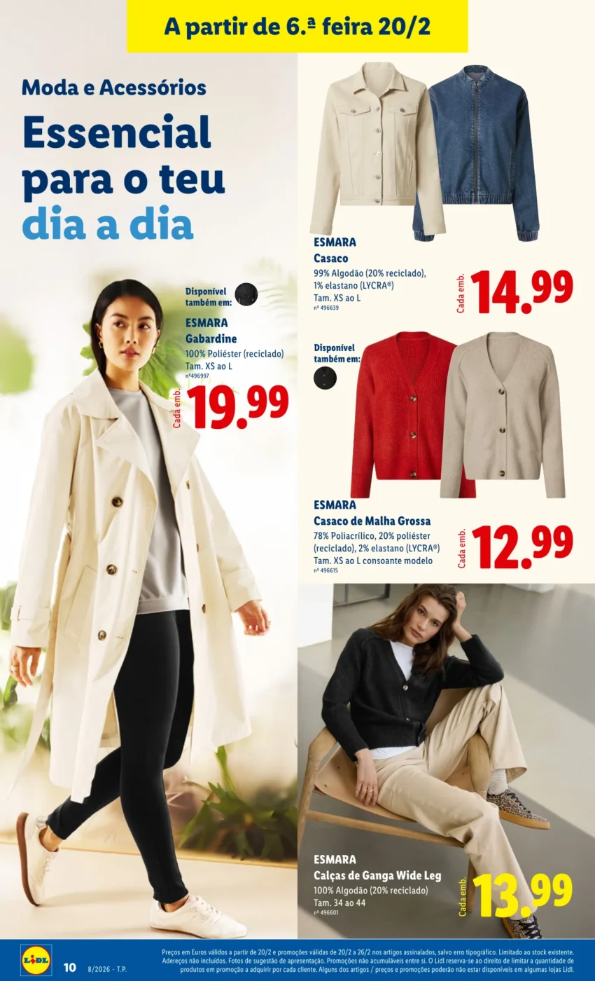 Página do Antevisão Folheto LiDL Novidades