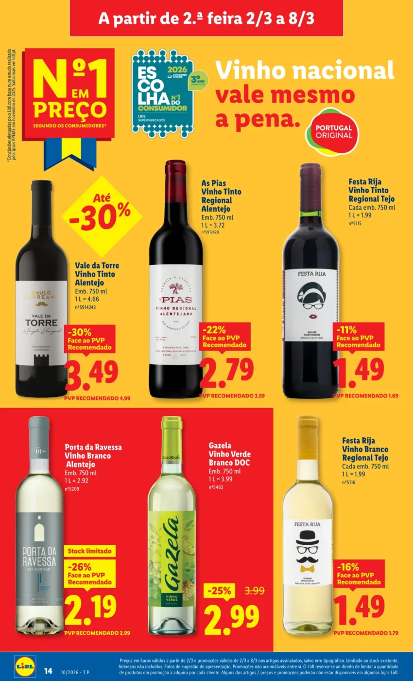 Página do Antevisão Folheto LiDL Promoções