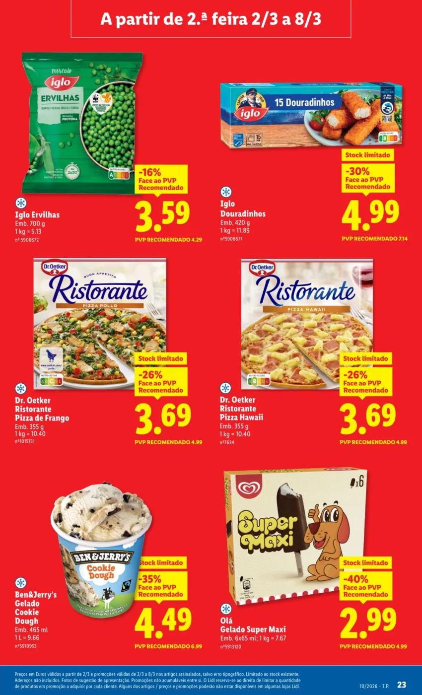 Página do Antevisão Folheto LiDL Promoções