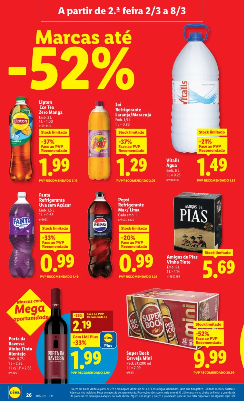 Página do Antevisão Folheto LiDL Promoções