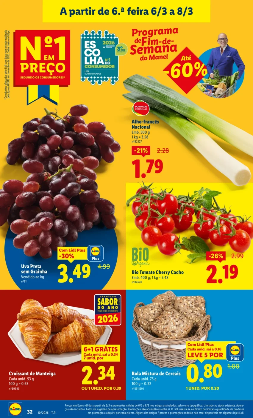 Página do Antevisão Folheto LiDL Promoções