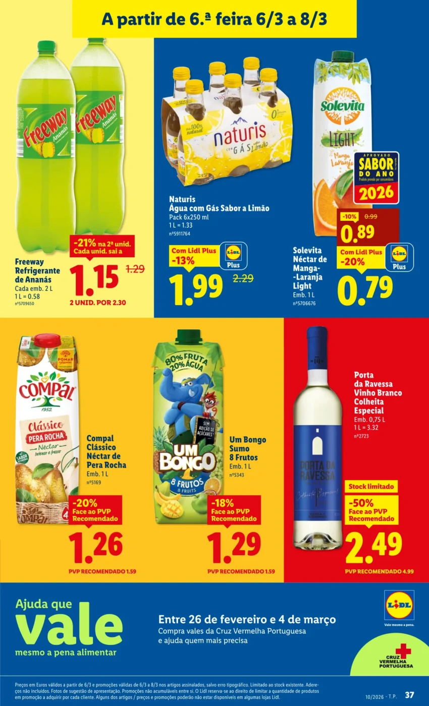 Página do Antevisão Folheto LiDL Promoções