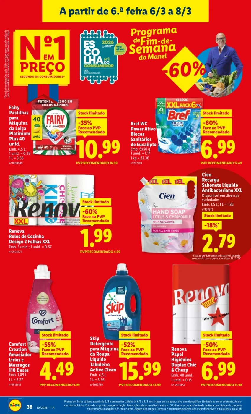 Página do Antevisão Folheto LiDL Promoções