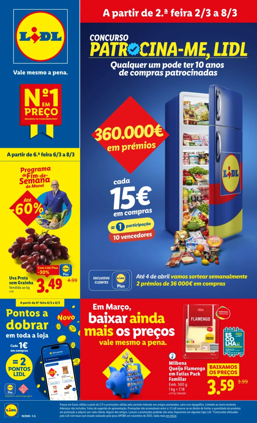 Página do Antevisão Folheto LiDL Promoções