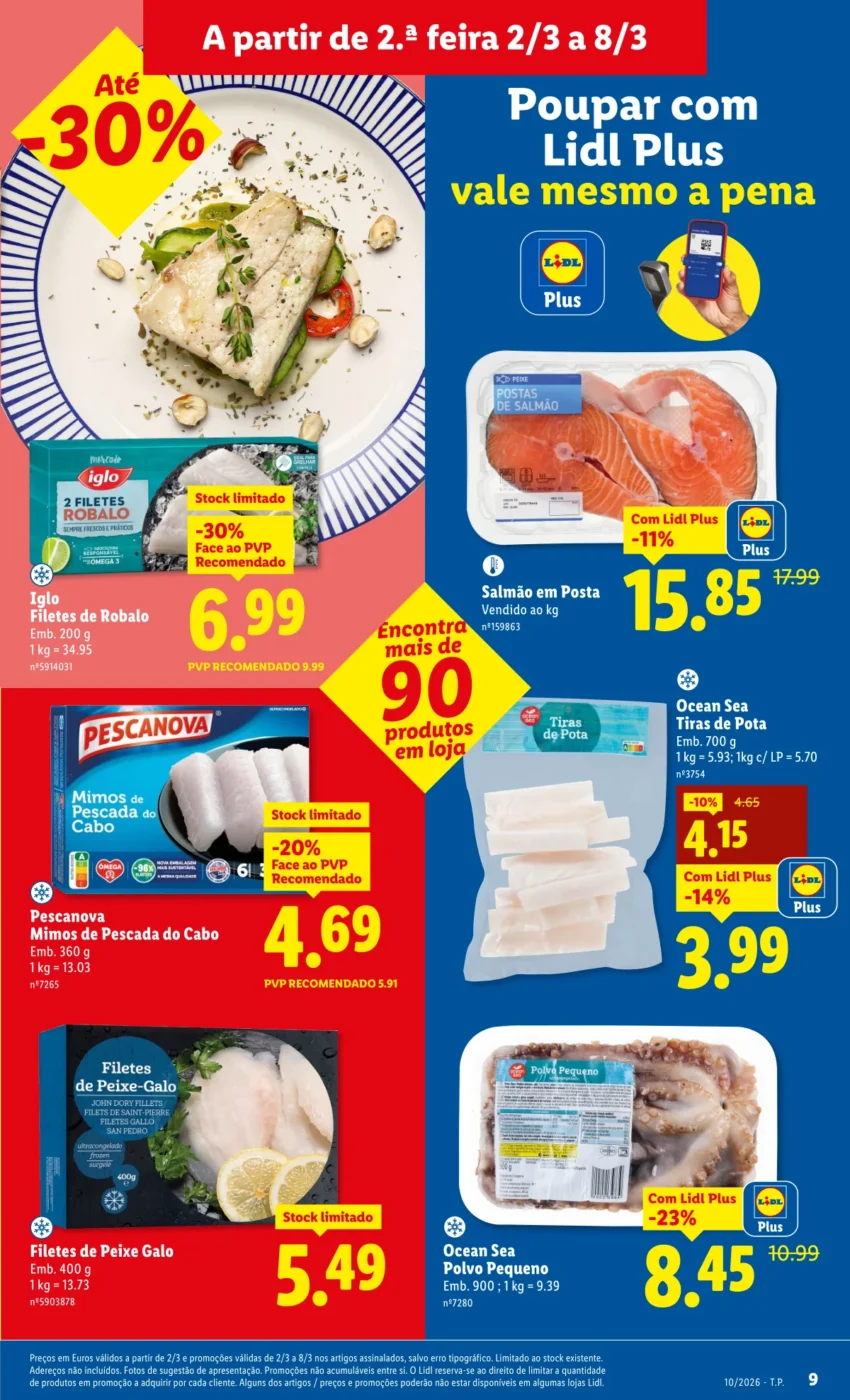 Página do Antevisão Folheto LiDL Promoções