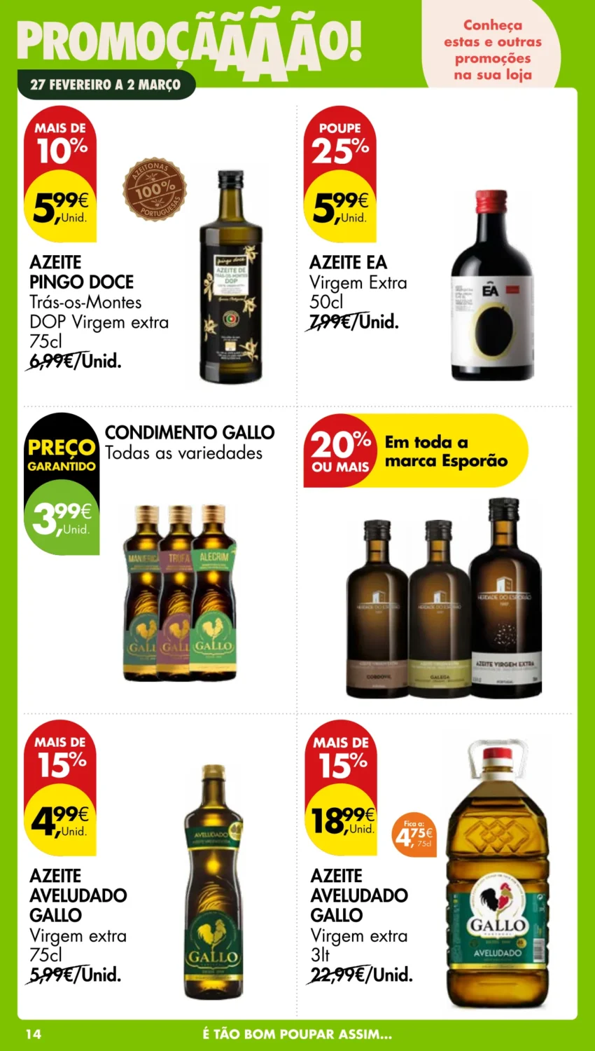 Página do Antevisão Folheto Pingo Doce Fim Semana