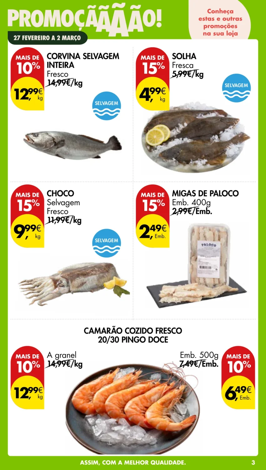 Página do Antevisão Folheto Pingo Doce Fim Semana