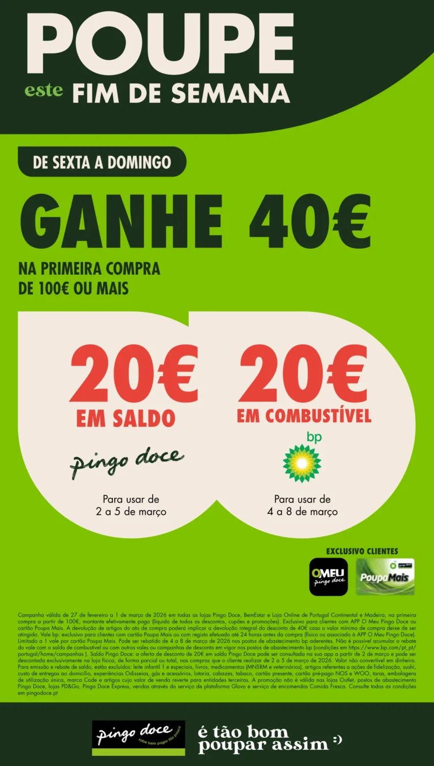 Página do Antevisão Folheto Pingo Doce Fim Semana
