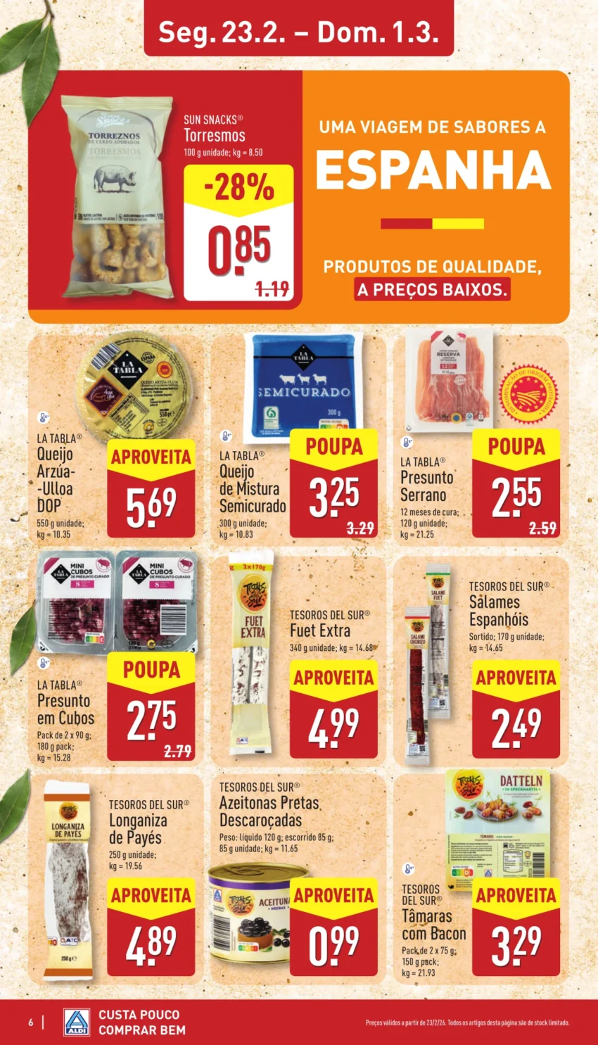 Página do Antevisoa Folheto ALDI