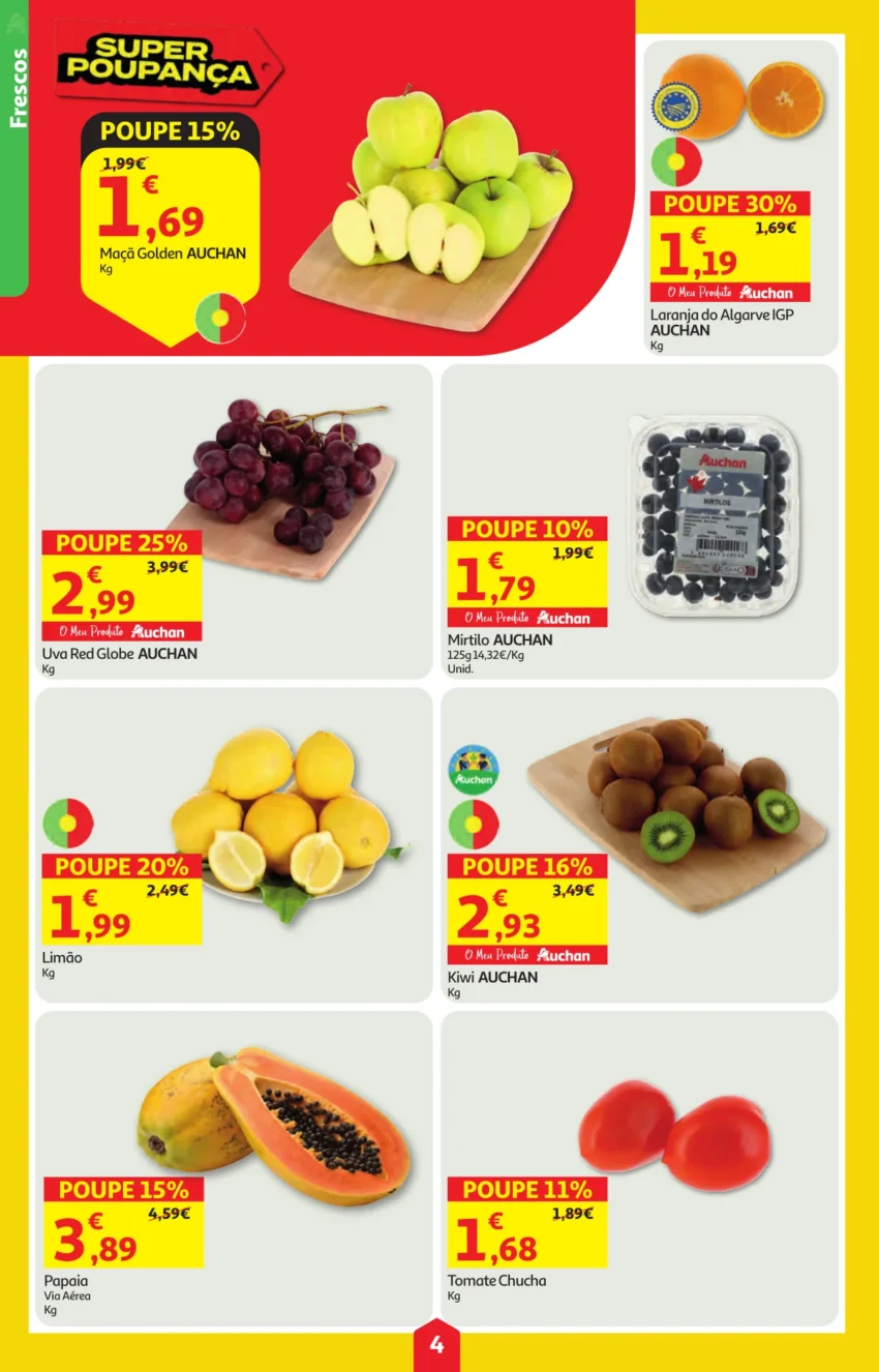 Página do Folheto Auchan