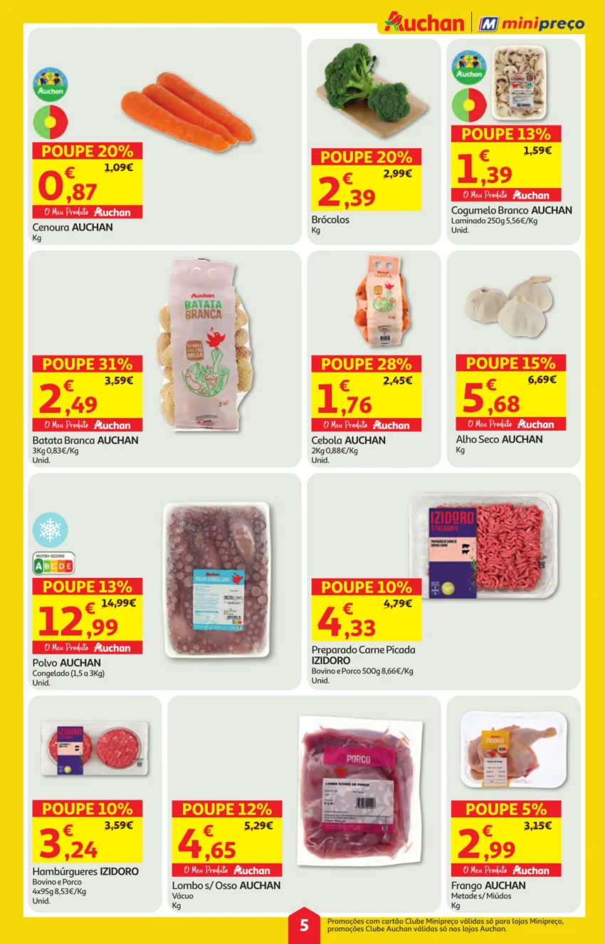 Página do Folheto Auchan