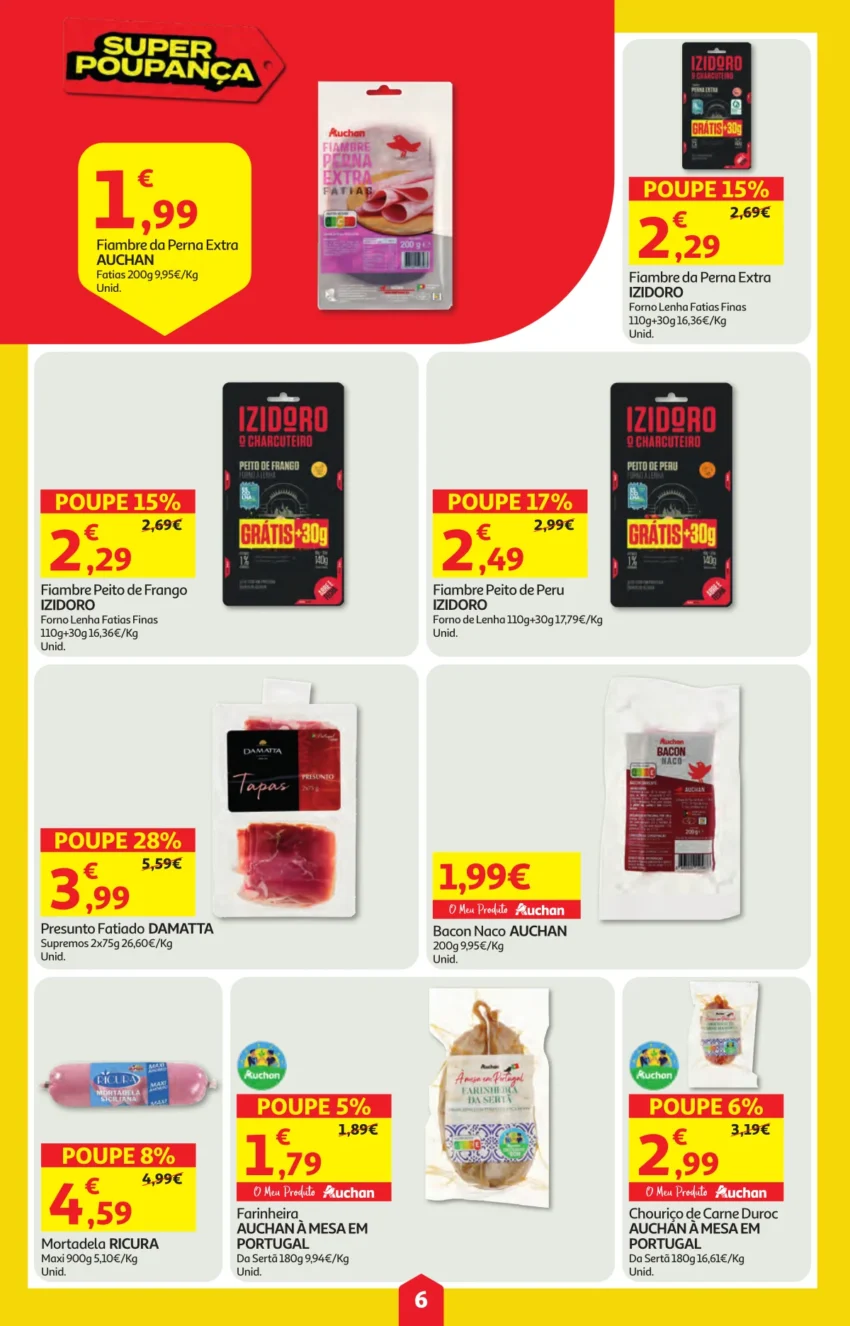 Página do Folheto Auchan