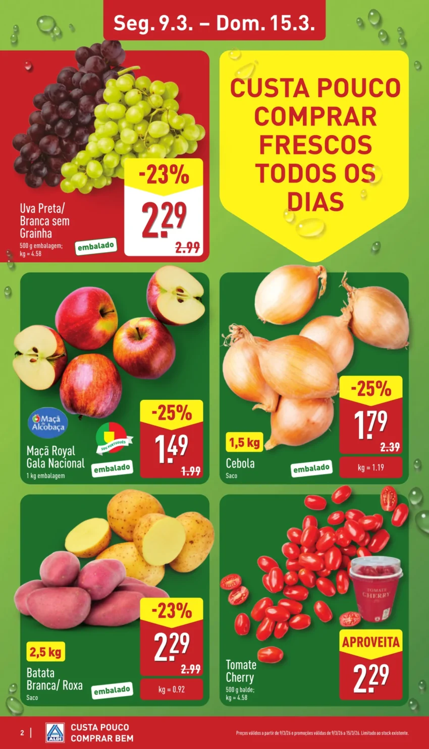 Página do Antevisão Folheto ALDI