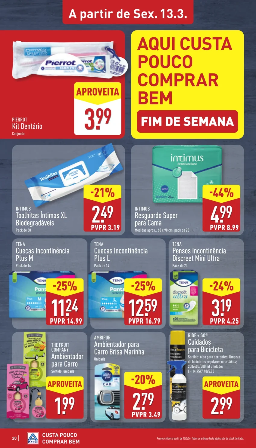 Página do Antevisão Folheto ALDI