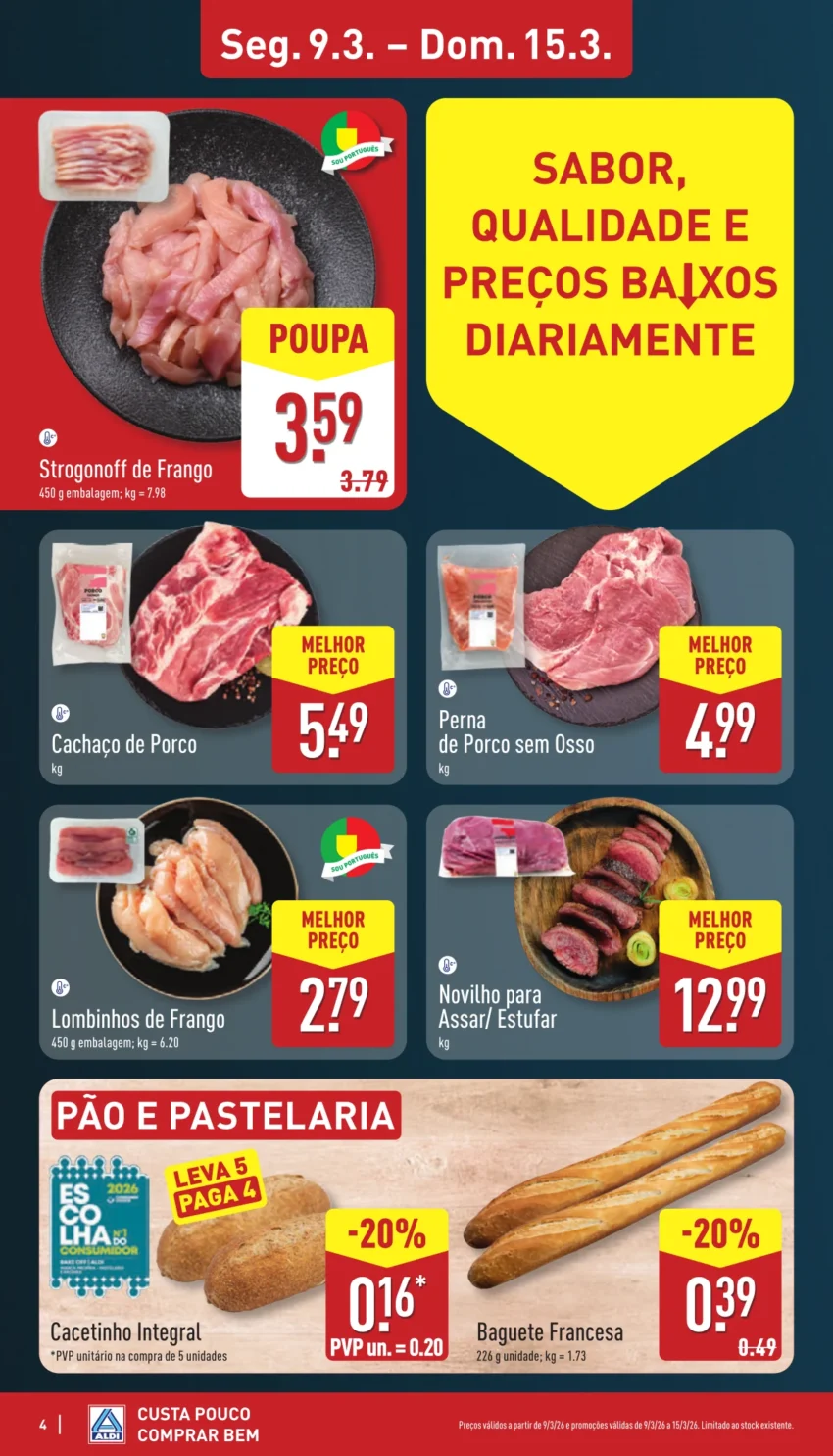 Página do Antevisão Folheto ALDI