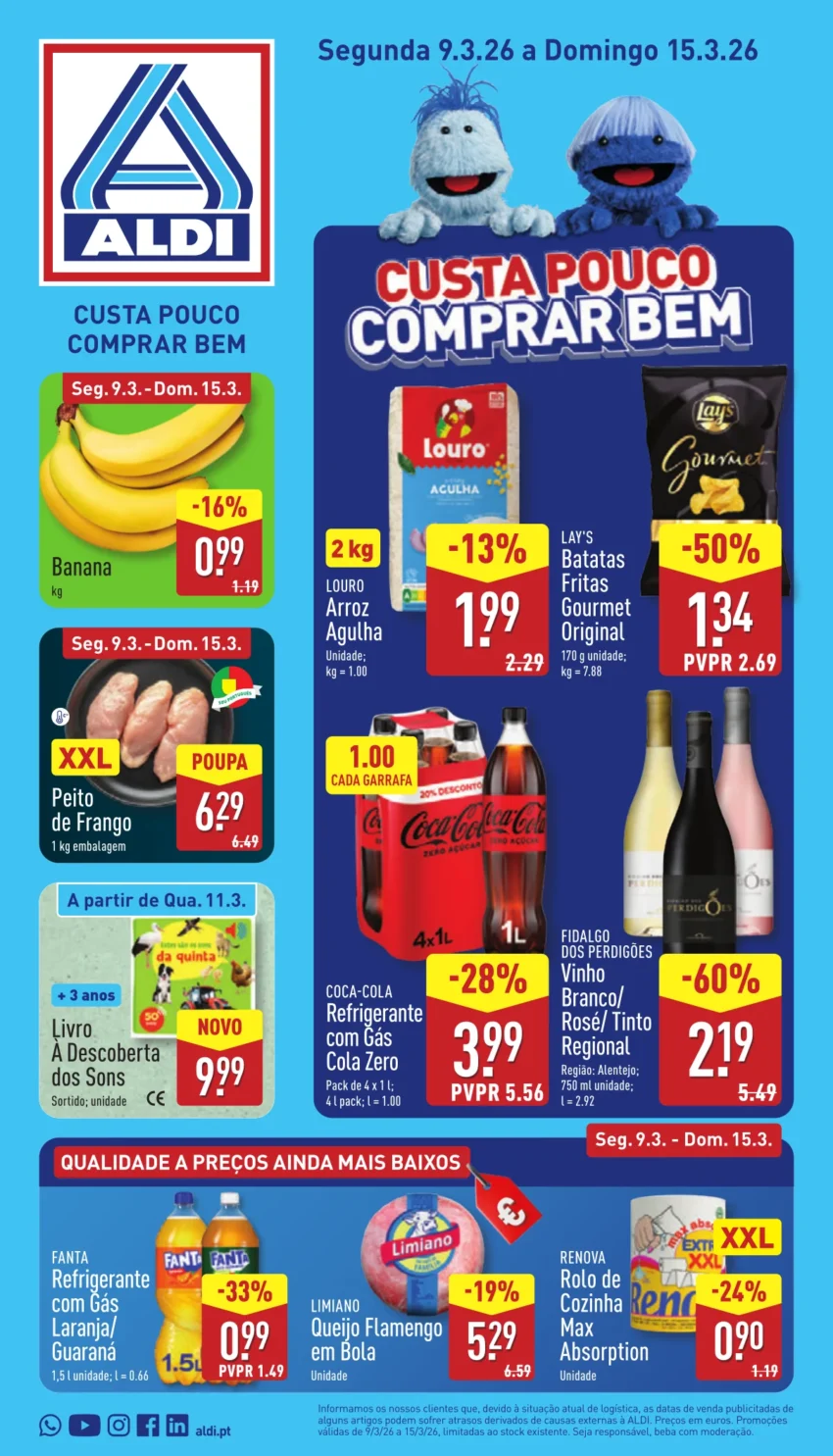 Página do Antevisão Folheto ALDI