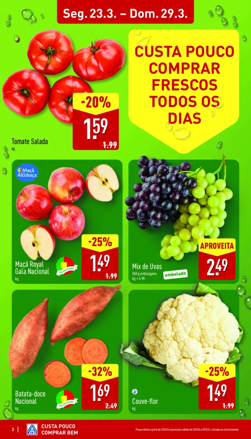 Página do Antevisão Folheto ALDI