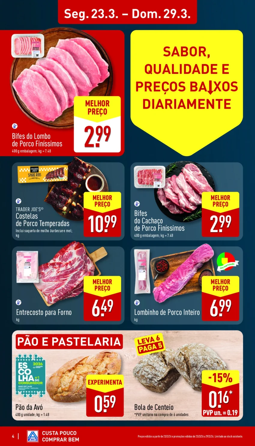 Página do Antevisão Folheto ALDI