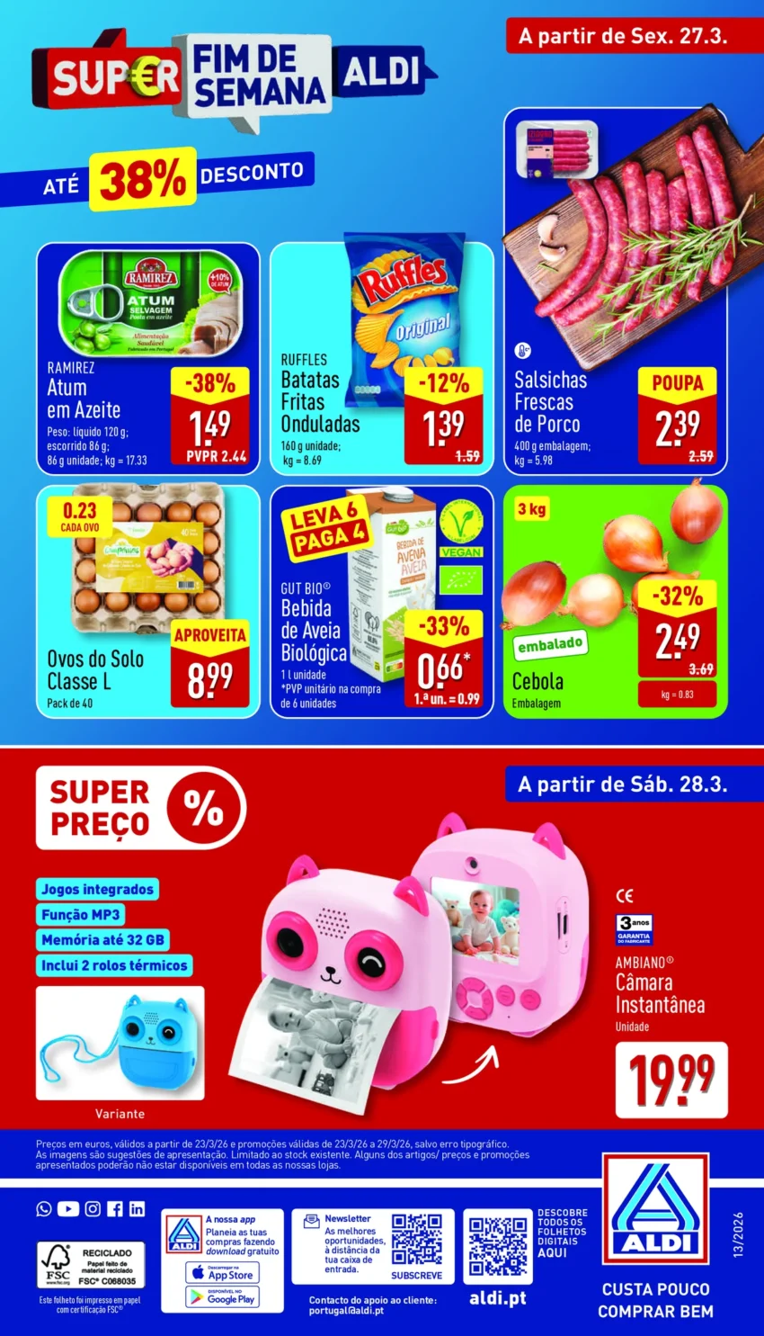 Página do Antevisão Folheto ALDI