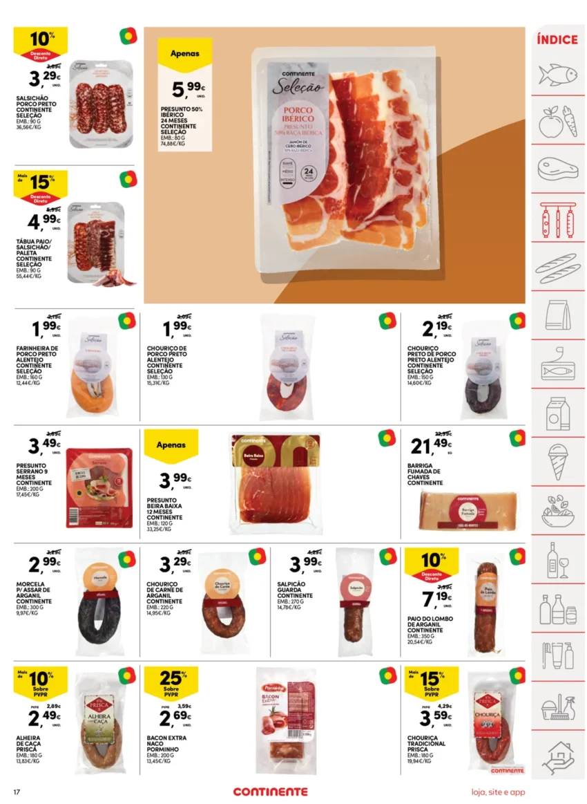 Página 17 do Antevisão Folheto Continente