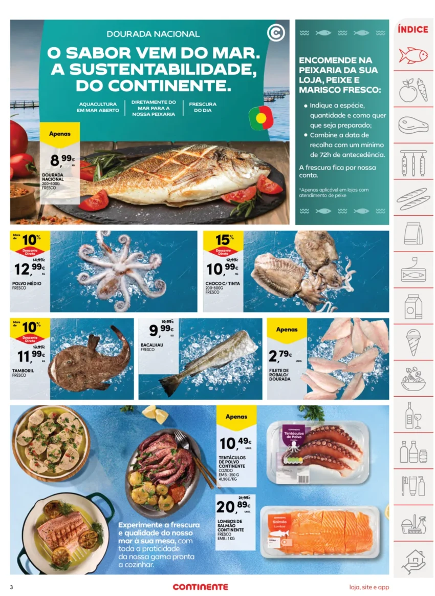 Página 3 do Antevisão Folheto Continente