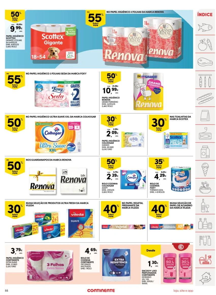 Página 55 do Antevisão Folheto Continente