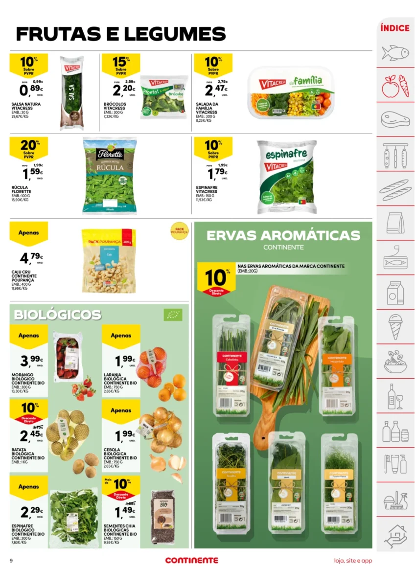 Página do Antevisão Folheto Continente