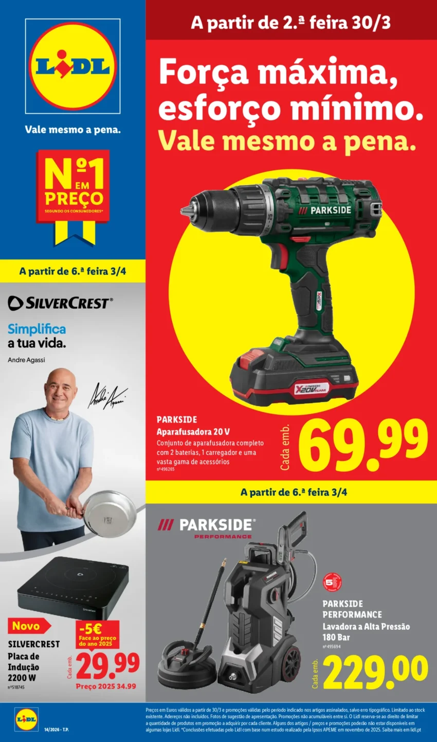 Capa do Antevisão Folheto LiDL Novidades