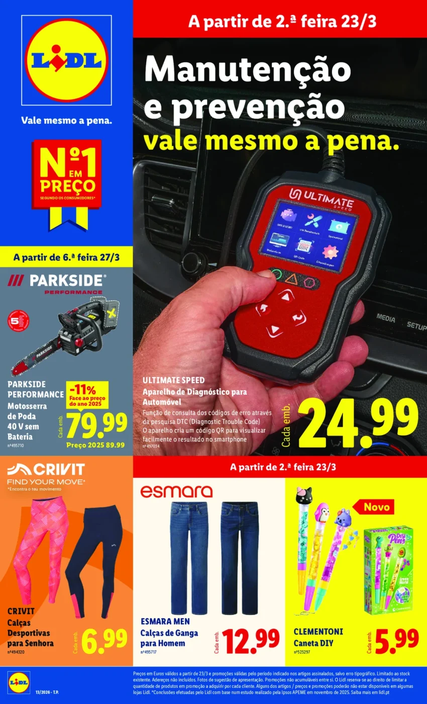 Página do Antevisão Folheto LiDL Novidades