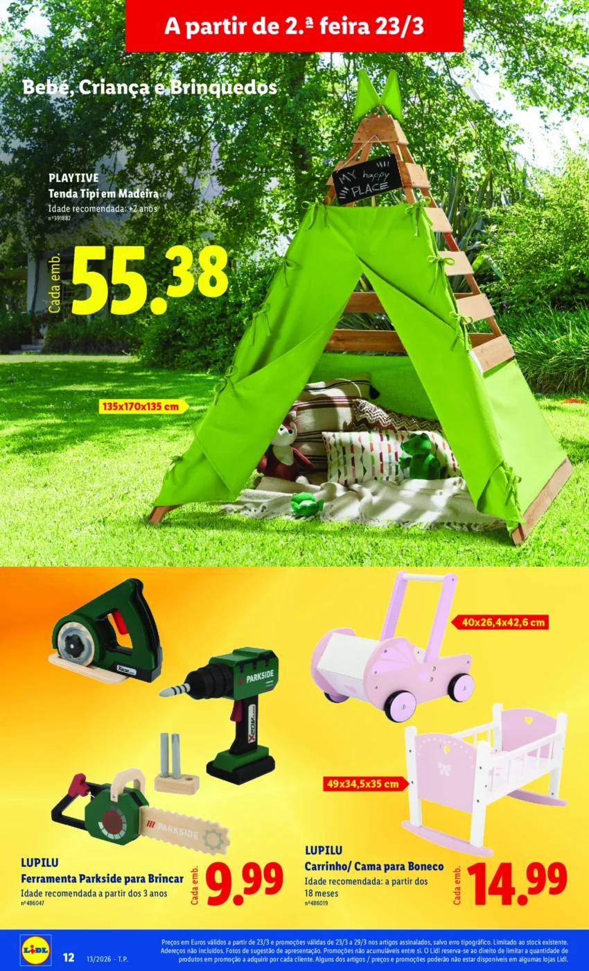 Página do Antevisão Folheto LiDL Novidades