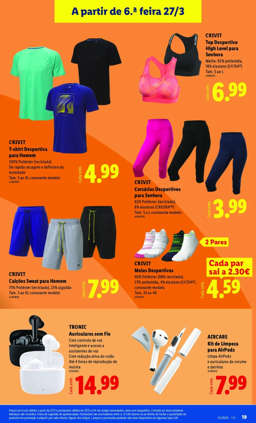 Página do Antevisão Folheto LiDL Novidades