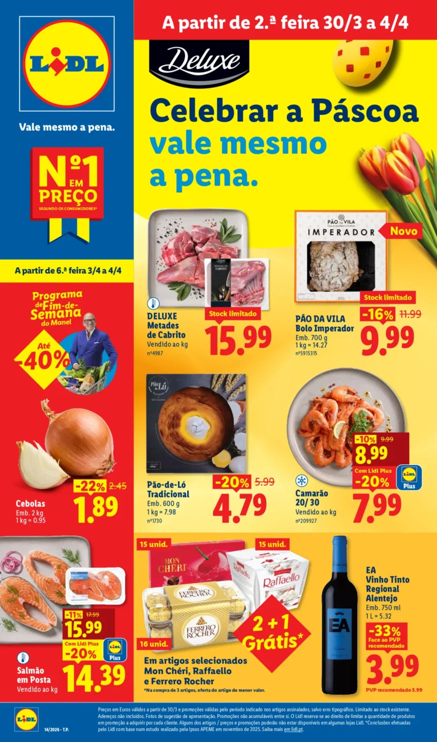 Capa do Antevisão Folheto LiDL Promoções
