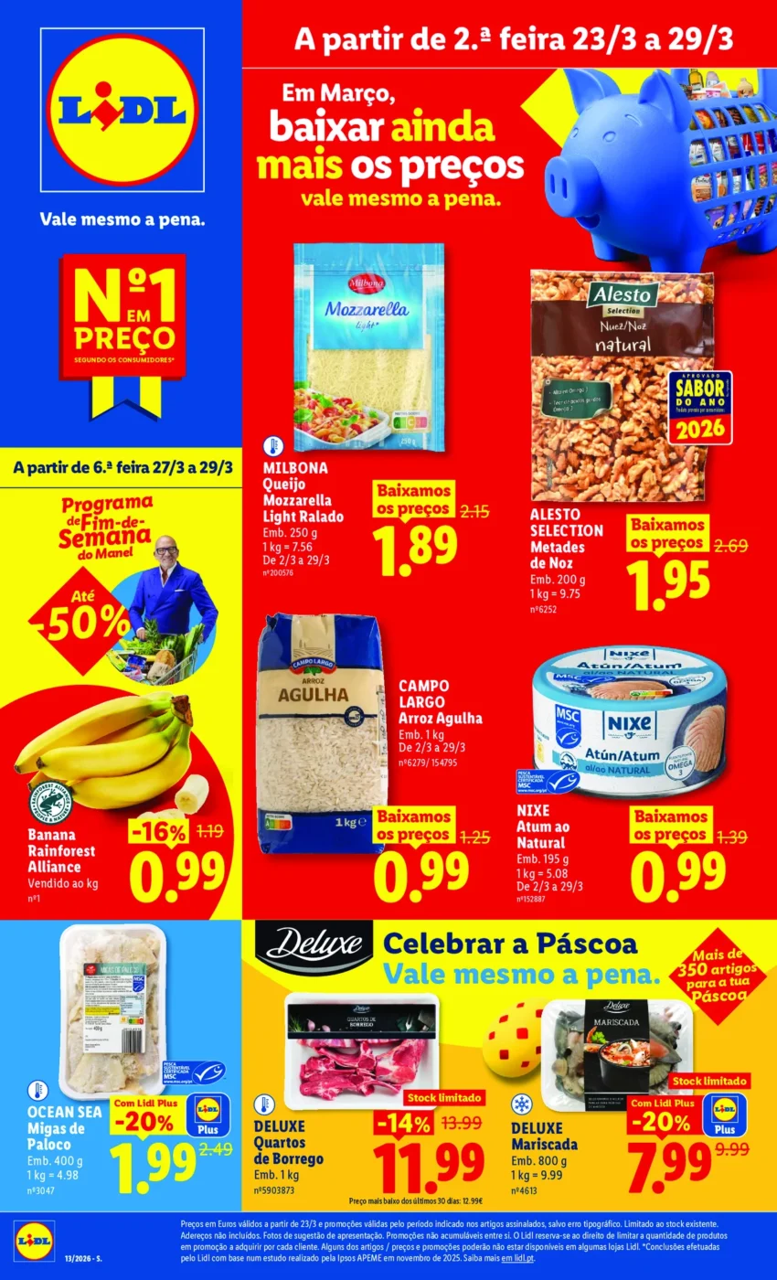 Página do Antevisão Folheto LiDL Promoções