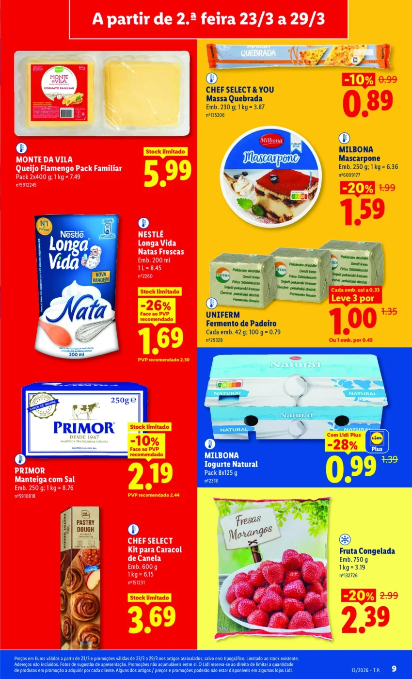 Página do Antevisão Folheto LiDL Promoções