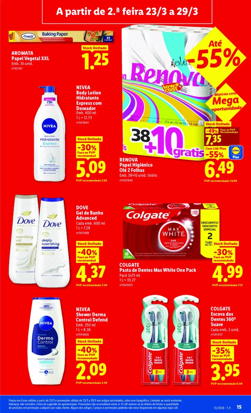 Página do Antevisão Folheto LiDL Promoções