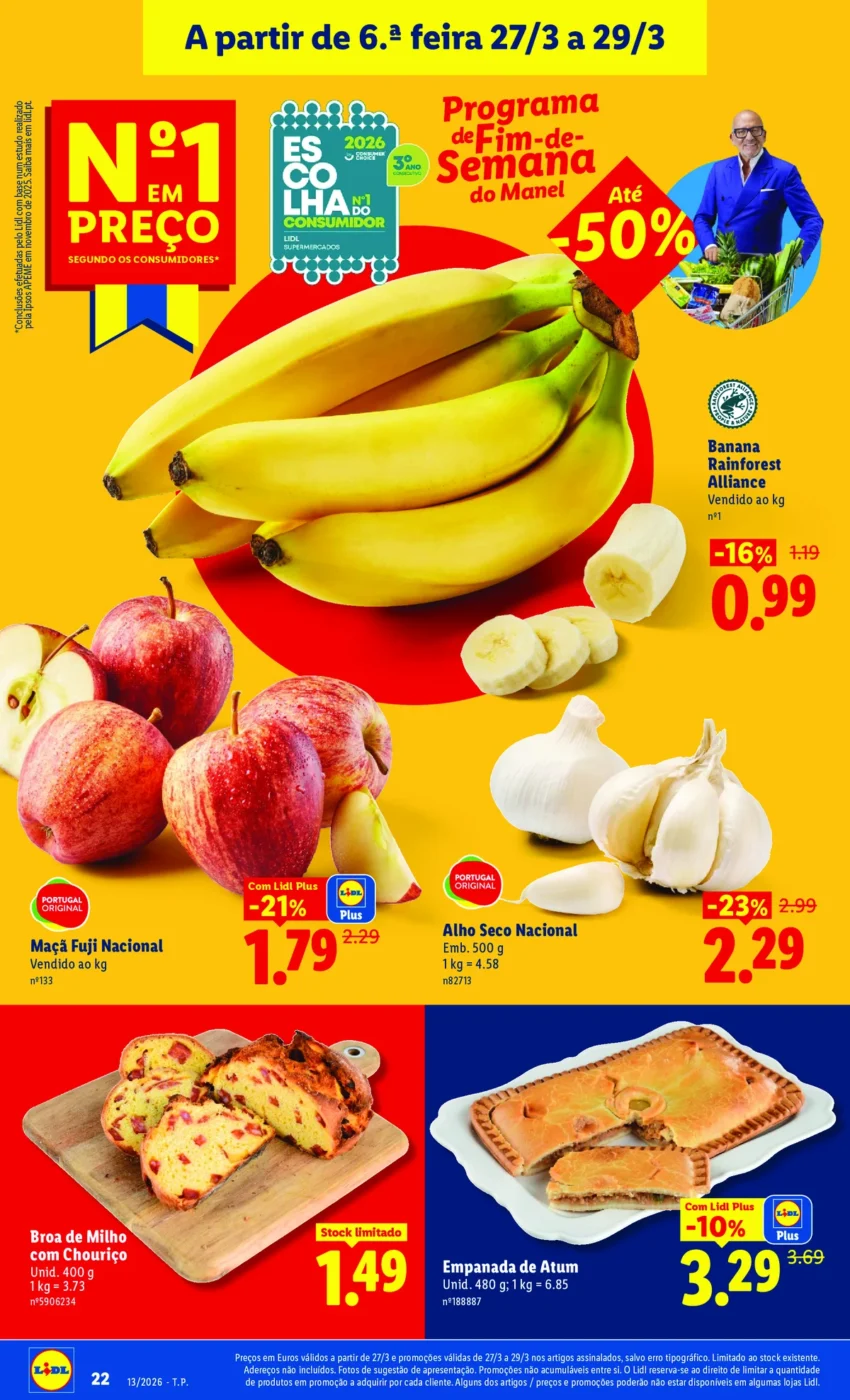 Página do Antevisão Folheto LiDL Promoções