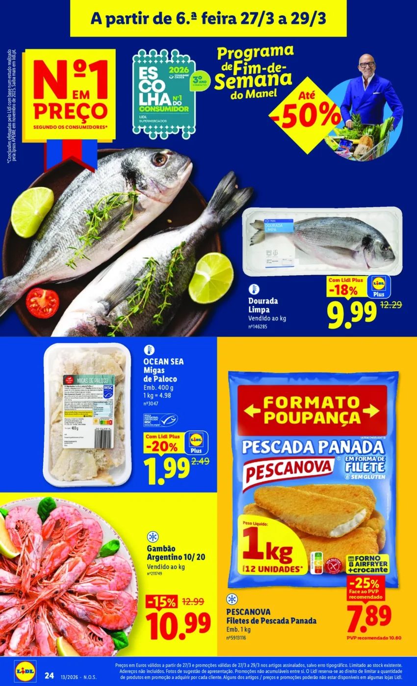 Página do Antevisão Folheto LiDL Promoções