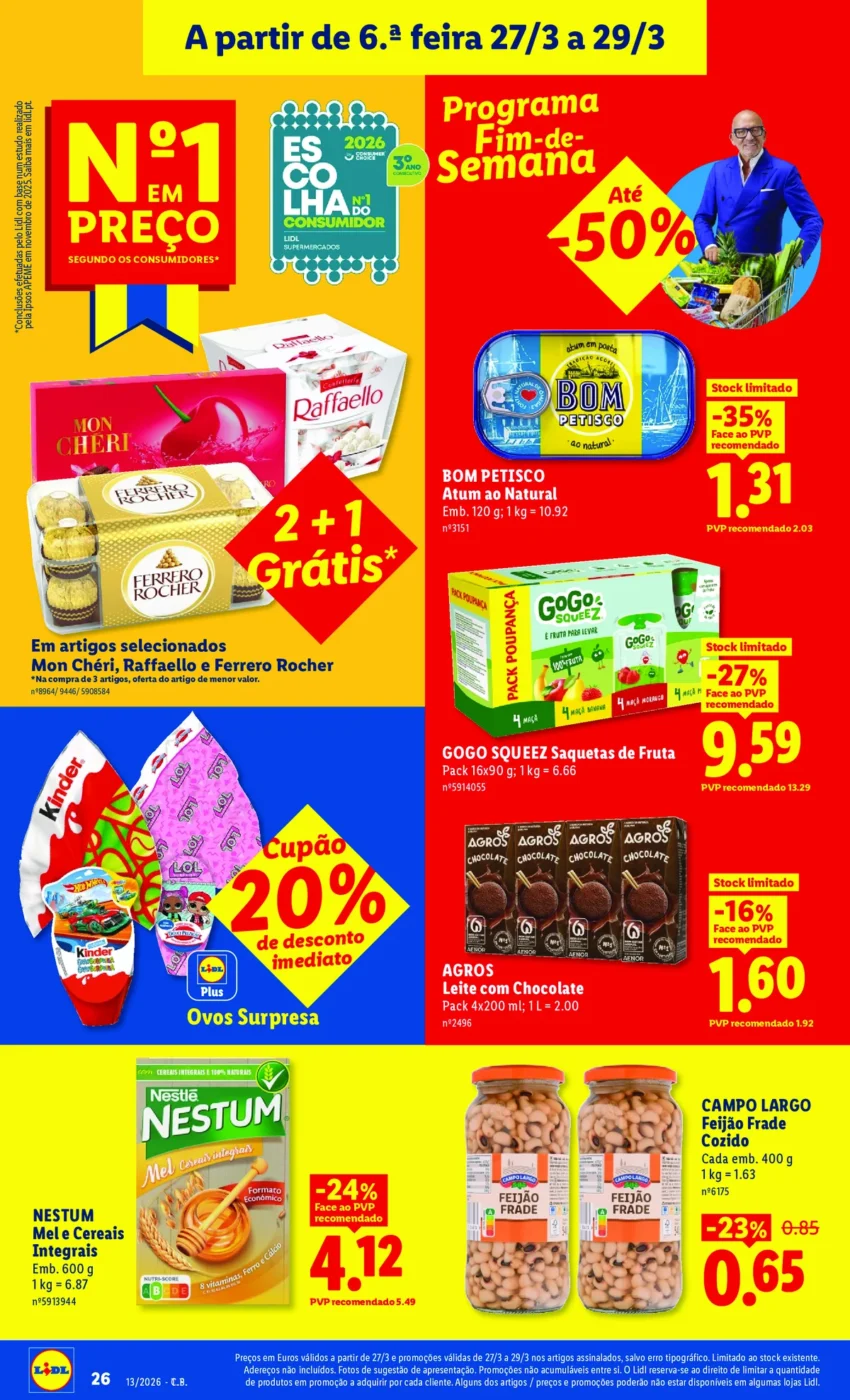 Página do Antevisão Folheto LiDL Promoções