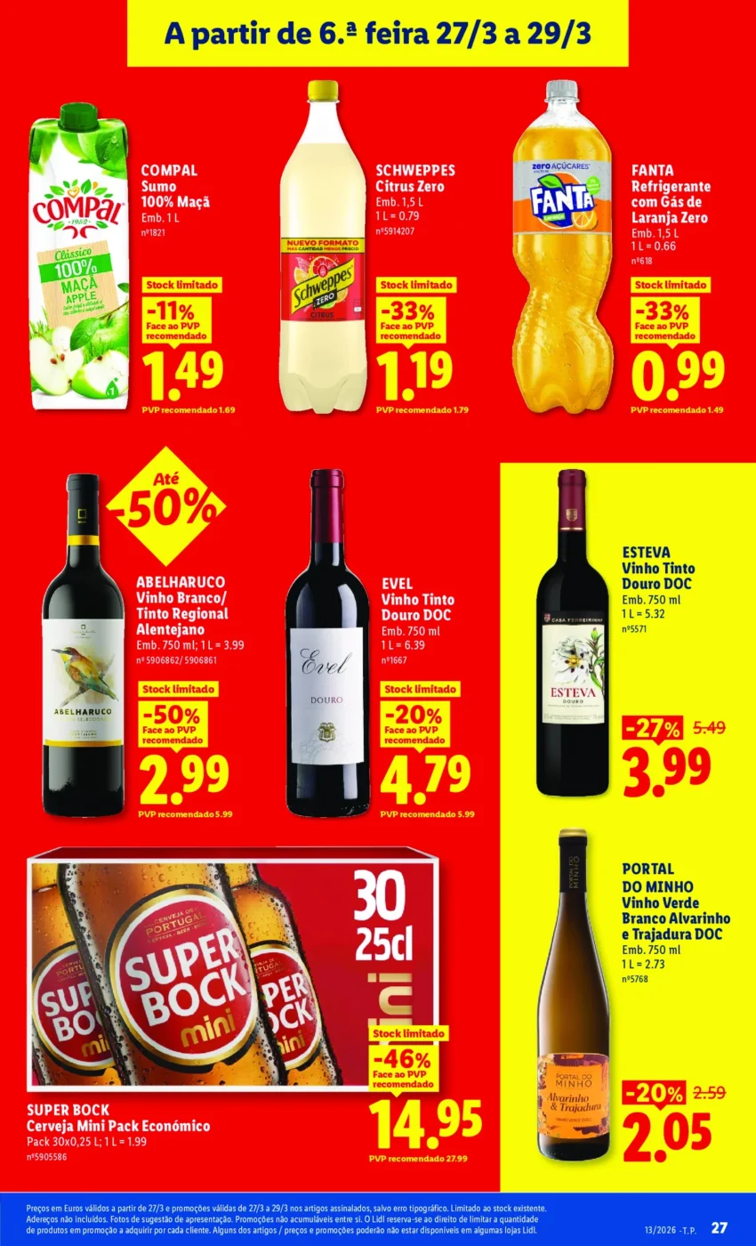 Página do Antevisão Folheto LiDL Promoções