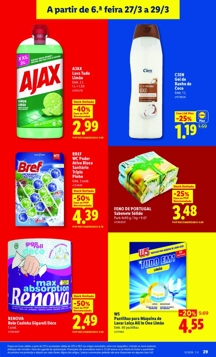 Página do Antevisão Folheto LiDL Promoções