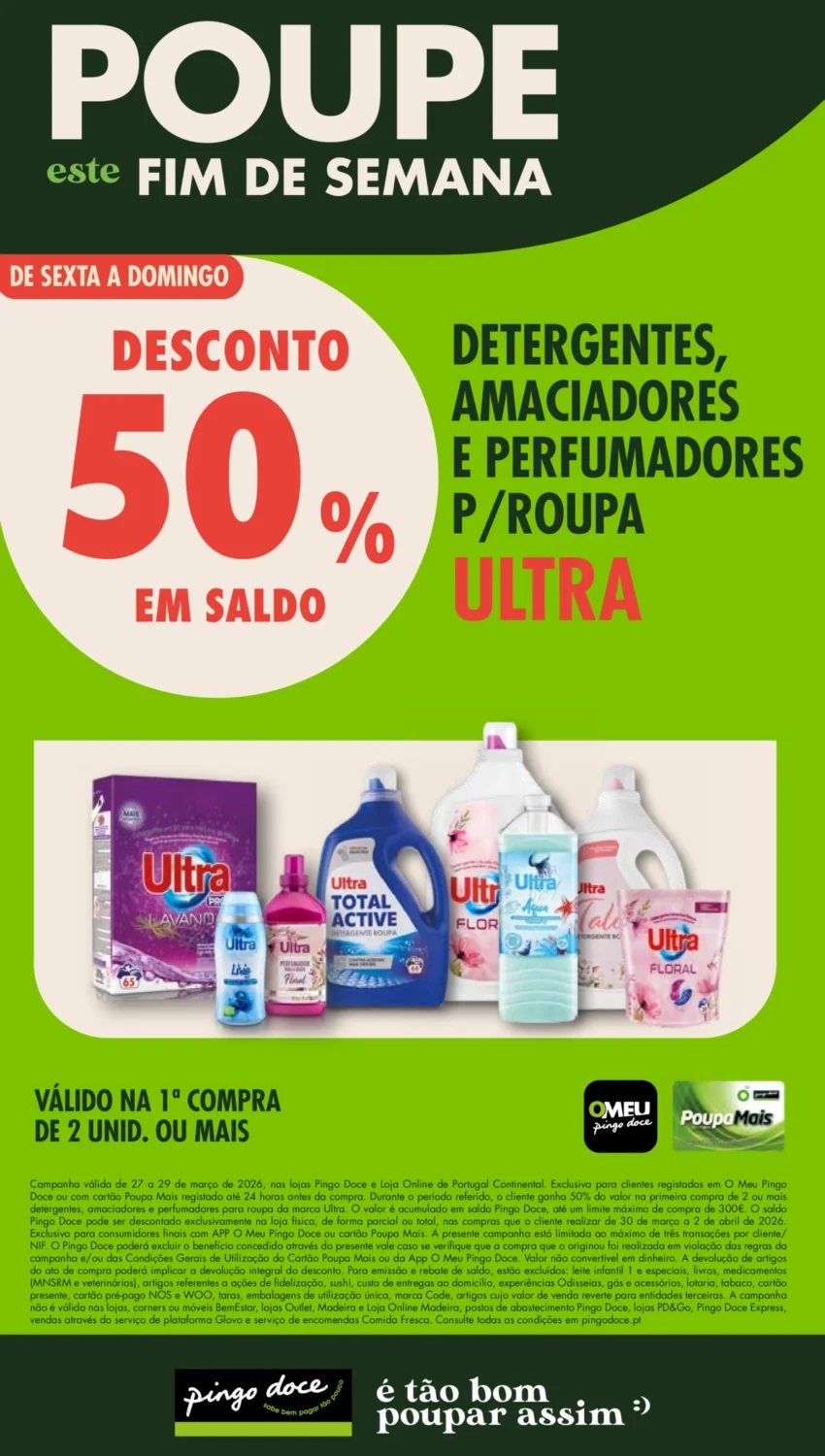 Página 1 do Antevisão Folheto Pingo Doce Fim Semana