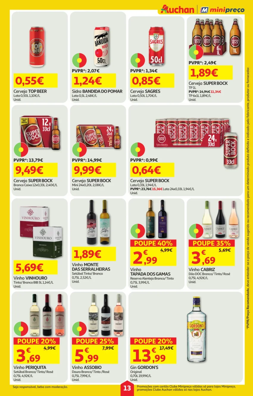 Página do Folheto Auchan