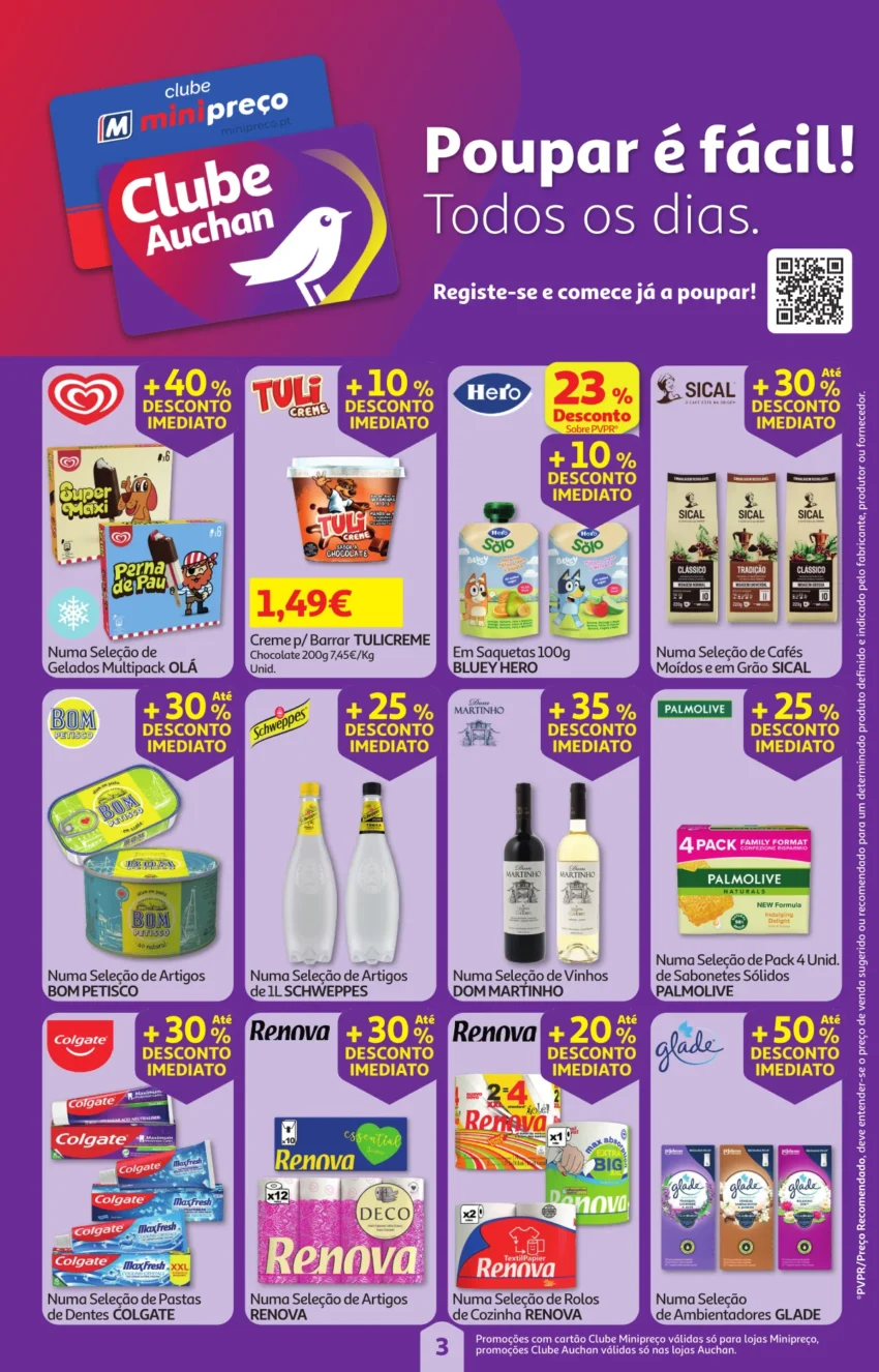 Página do Folheto Auchan