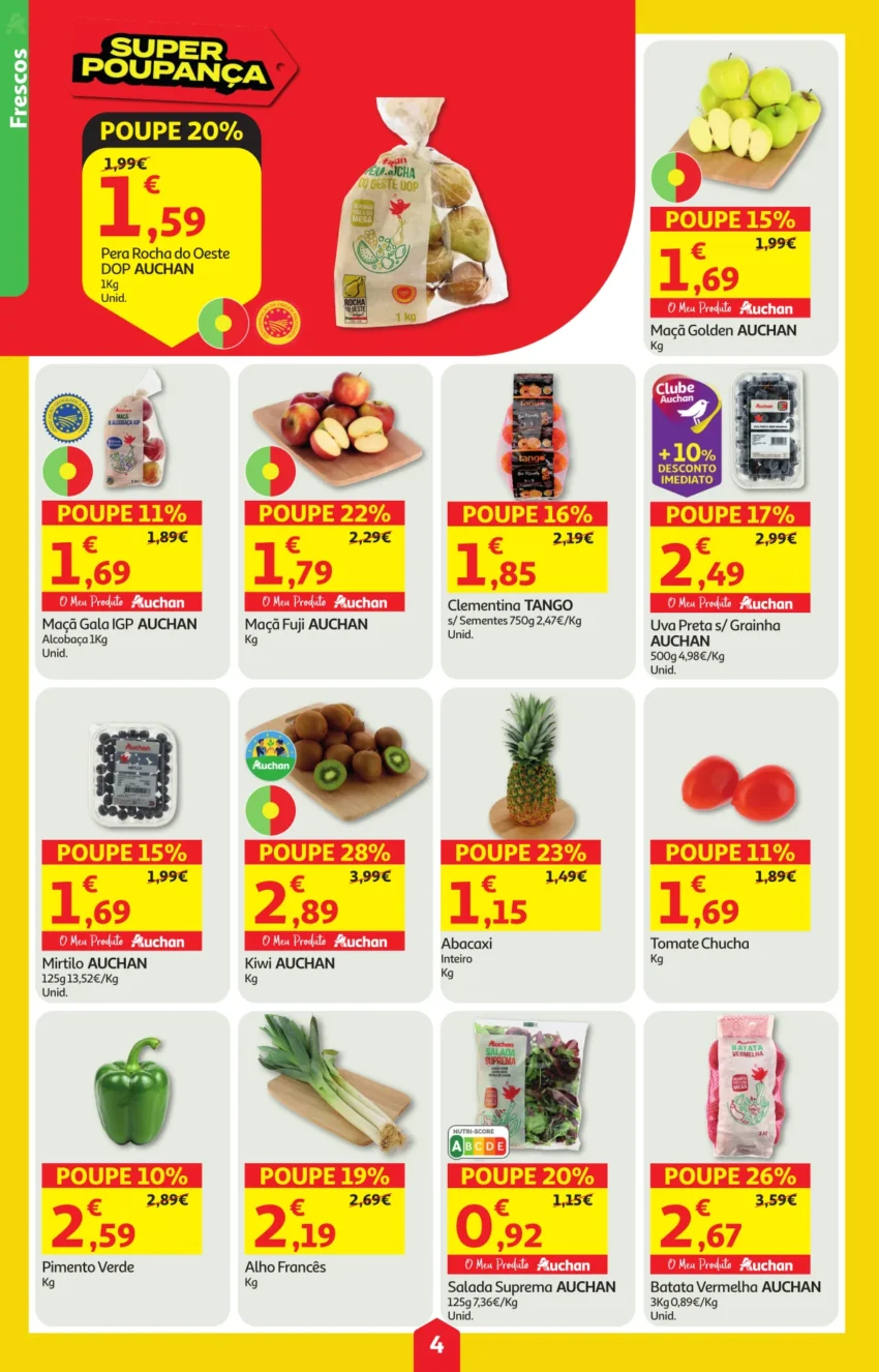 Página do Folheto Auchan