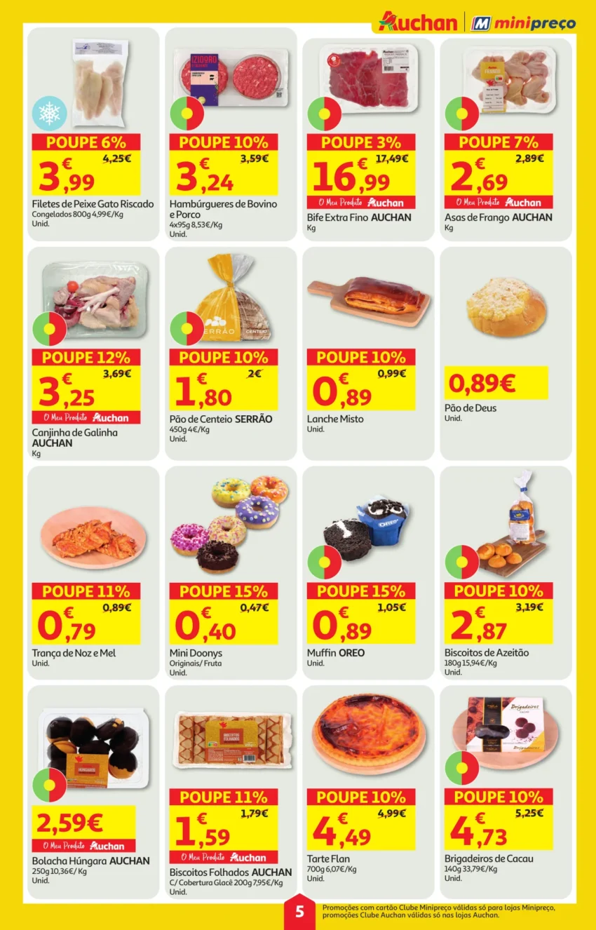 Página do Folheto Auchan